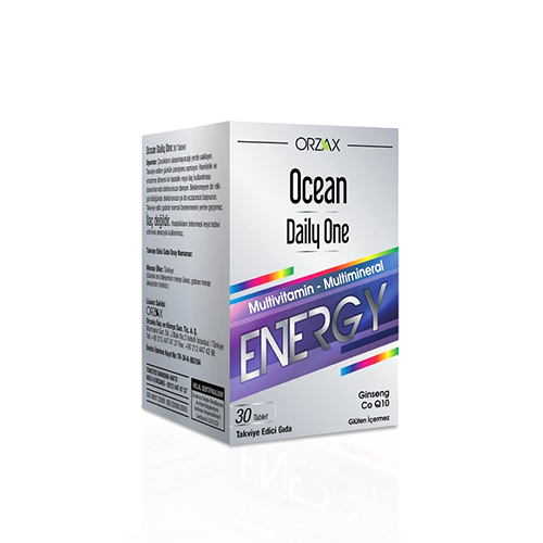 Orzax Ocean Daily One Energy 30 Tablet'in Ürün Fotoğrafı