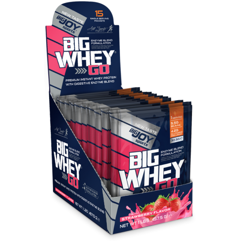 Big Joy Big Whey Go Protein 15 Sachet Ürün Fotoğrafı