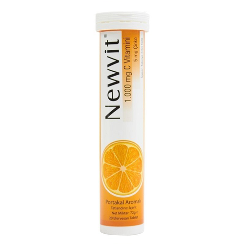 Newvit Vitamin C 1000 Mg 20 Efervesan Tablet Ürün Fotoğrafı
