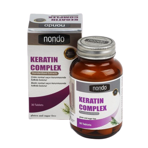 Nondo Vitamins Keratin Complex 30 Tablet 'in Ürün Fotoğrafı