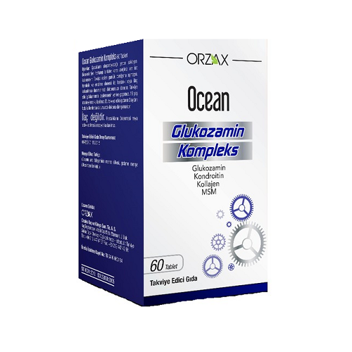 Orzax Ocean Glukozamin Kompleks 60 Tablet'in Ürün Fotoğrafı