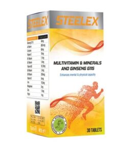 Steelex Multivitamin Mineral 30 Tablet Ürün Fotoğrafı