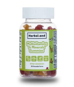 HerbaLand Kids Multivitamins & Minerals Gummies 30 Çiğnenebilir Form'un Ürün Fotoğrafı