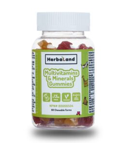 HerbaLand Kids Multivitamins & Minerals Gummies 60 Çiğnenebilir Form'un Ürün Fotoğrafı