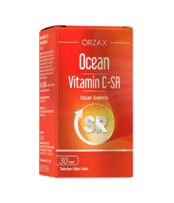 Orzax Ocean Vitamin C-SR 30 Tablet / 500 Mg'nin Ürün Fotoğrafı