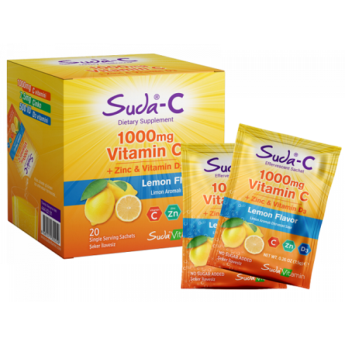 Suda Vitamin C Vitamin C 20 Efervesan Şase / 1000 Mg'ın Ürün Fotoğrafı
