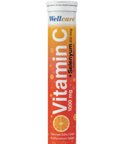 Wellcare Vitamin C  Selenyum 15 Efervesan Tablet'in Ürün Fotoğrafı