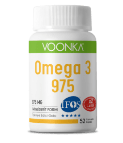 voonka omega 3 975mg 52 kapsül'ün ürün fotoğrafı
