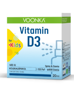 Voonka D3 for kids 20 ml sprey & damla'nın ürün fotoğrafı