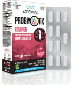 Zade Vital Probiyotik Feminen 30 Kapsül Ürün Fotoğrafı