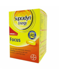 Supradyn energy focus 30 Tablet ürün fotoğrafı