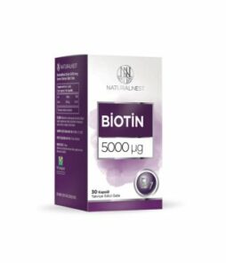 Naturalnest biotin 30 kapsül Ürün fotoğrafı