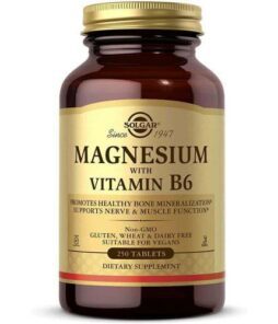 Solgar Magnesium with Vitamin B6 Urun Fotoğrafı