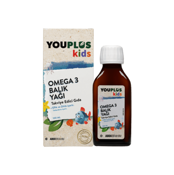 Youplus Kids Omega-3 Balık Yağı 100 ML Ürün Fotoğrafı