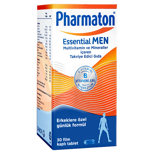 pharmaton-essential-men-30-tablet-urun-fotografi
