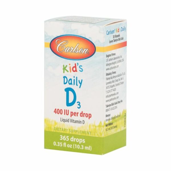 Carlson Kids Daily D3 400 IU Per Drop