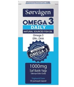 Sorvagen Omega 3 Daily 1000 Mg Balık Yağı 50 Kapsül Ürün Fotoğrafı